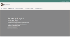 Desktop Screenshot of gramercyoutpatientsurgery.com